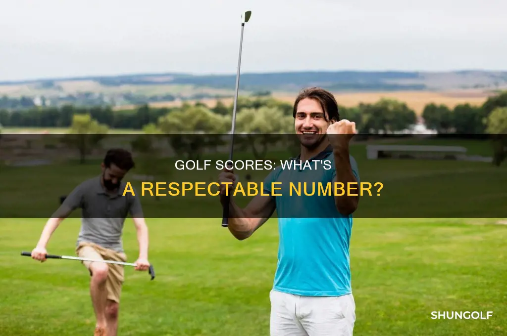 what is a respectable golf score