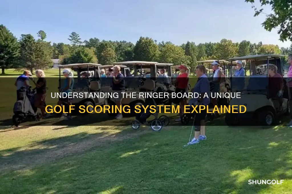 what is a ringer board in golf
