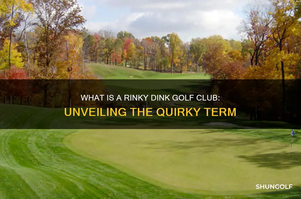 what is a rinky dink golf club