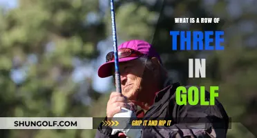 Understanding Golf's Row of Three: A Beginner's Guide to the Term