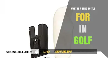 Understanding the Purpose of a Sand Bottle in Golf