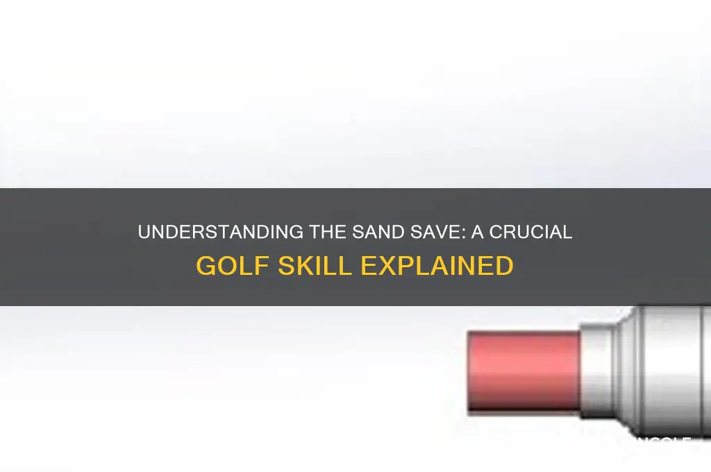 what is a sand save in golf