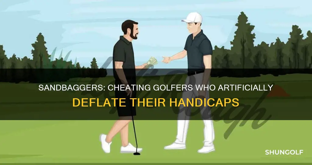 what is a sandbagger in golf