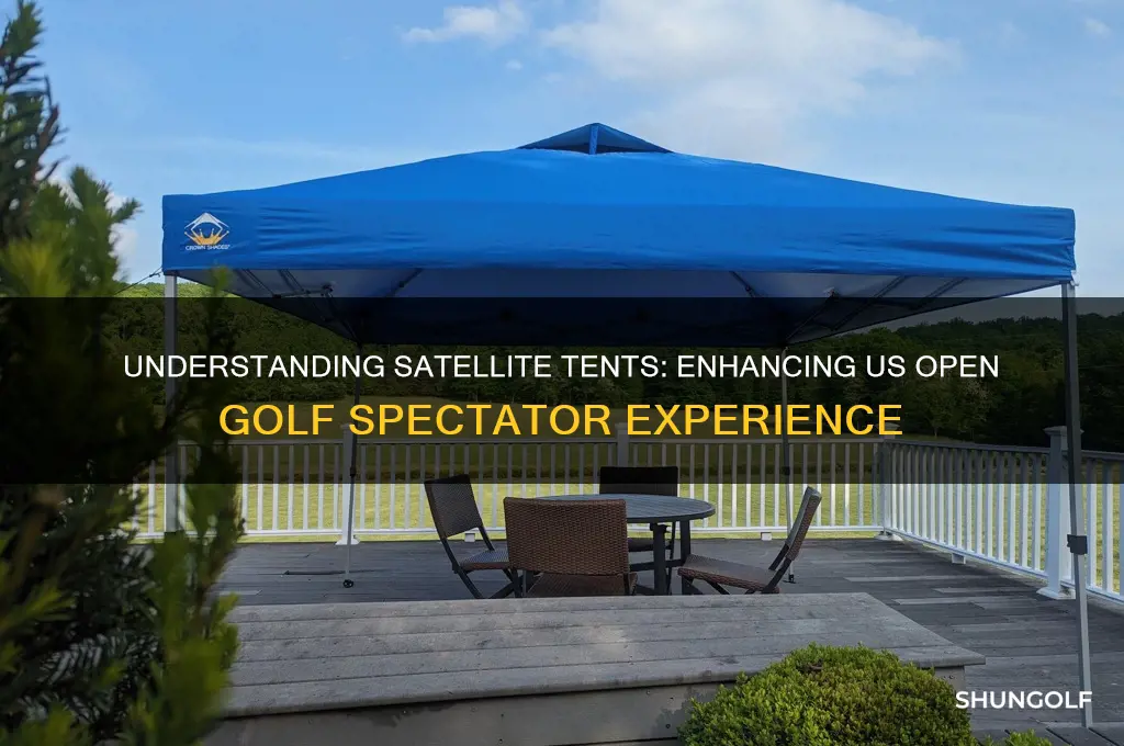 what is a satellite tent for us open golf