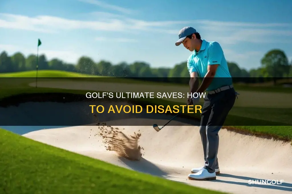 what is a save in golf