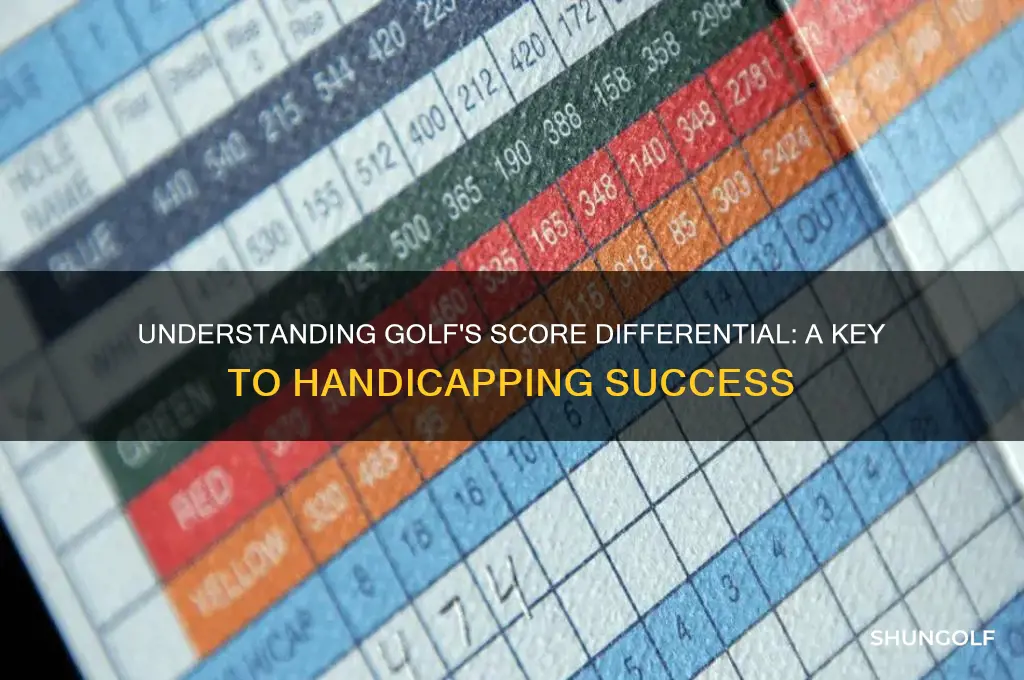 what is a score differential in golf