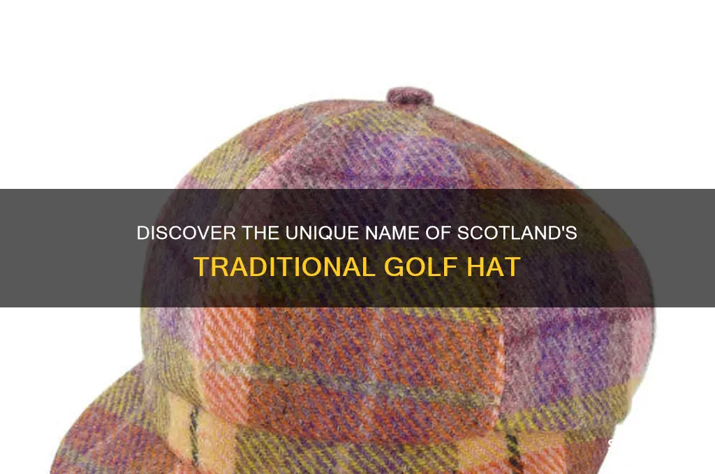 what is a scottish golf hat called