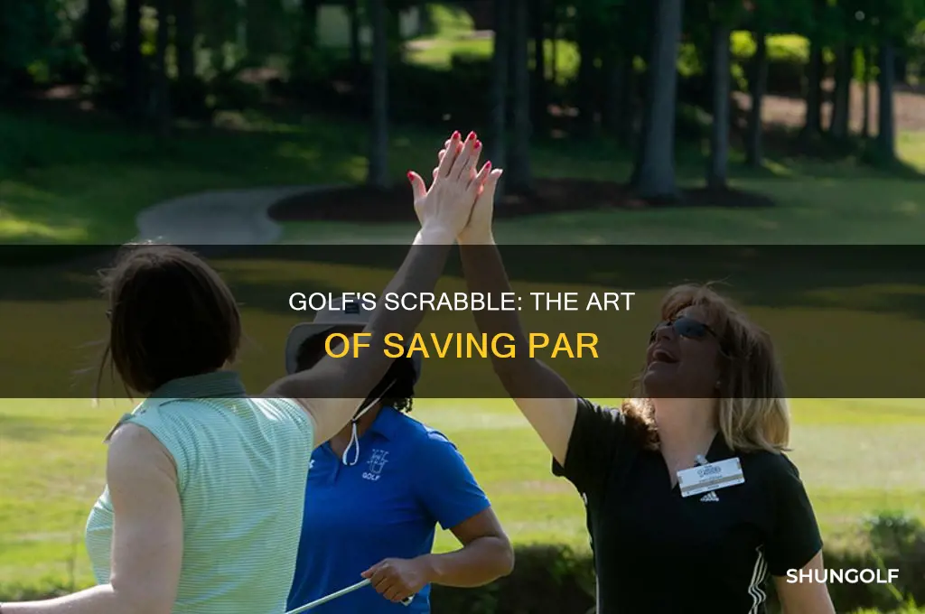 what is a scrabble in golf