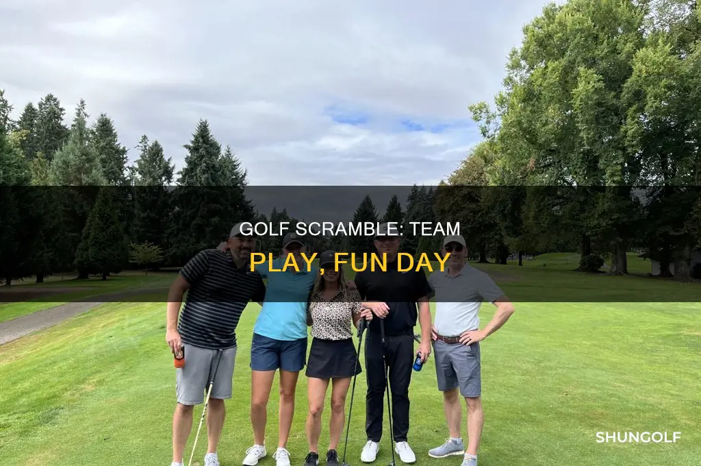 what is a scramble golf