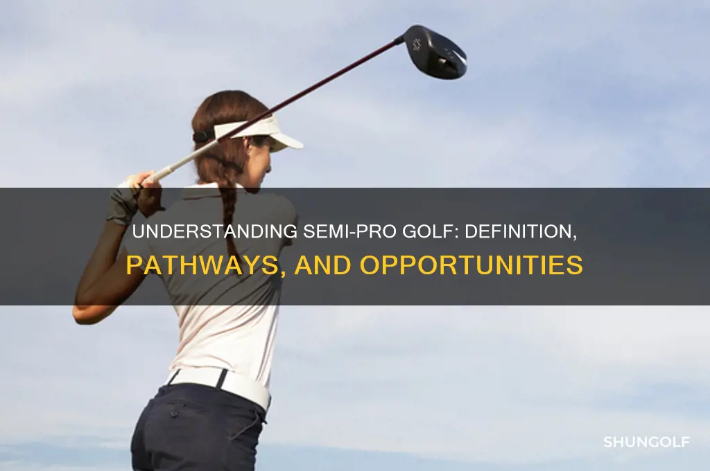 what is a semi pro in golf