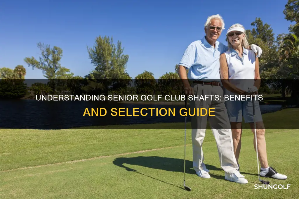 what is a senior golf club shaft