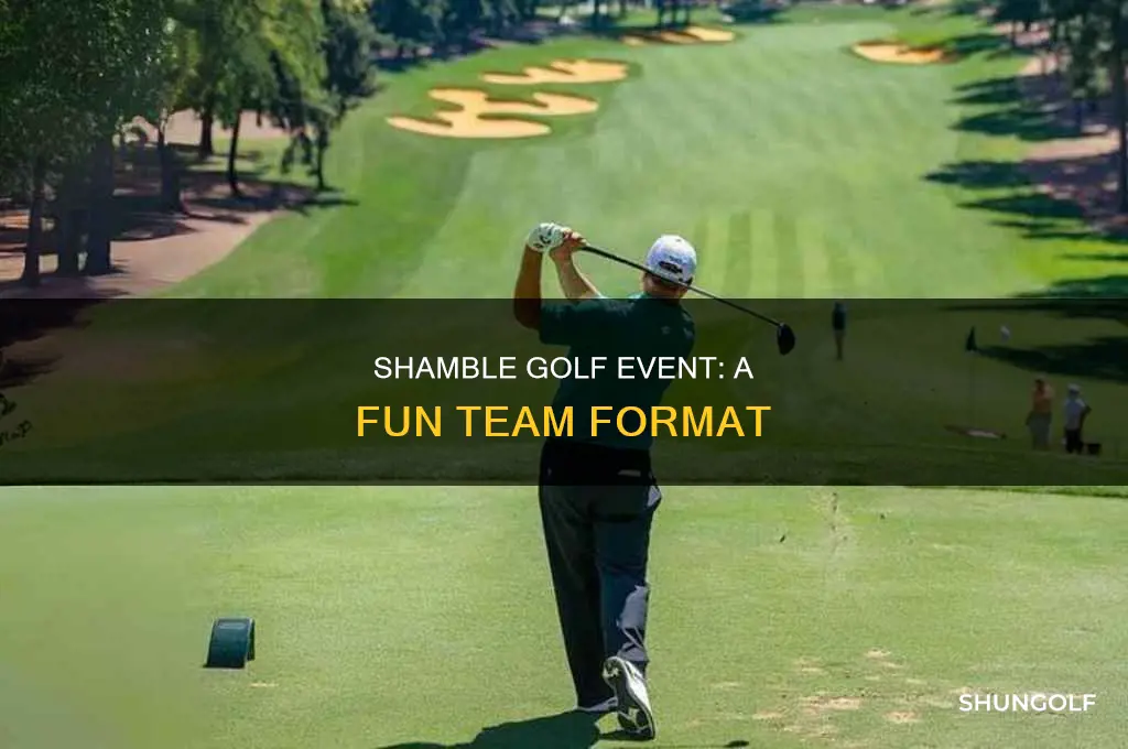 what is a shamble golf event