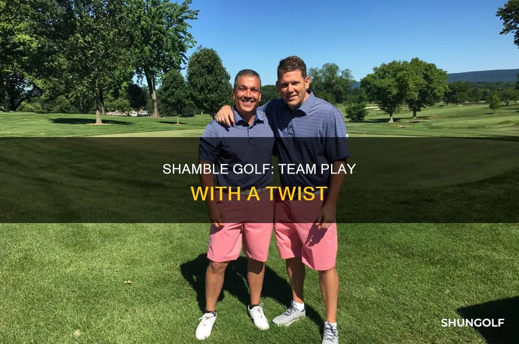 what is a shamble golf format