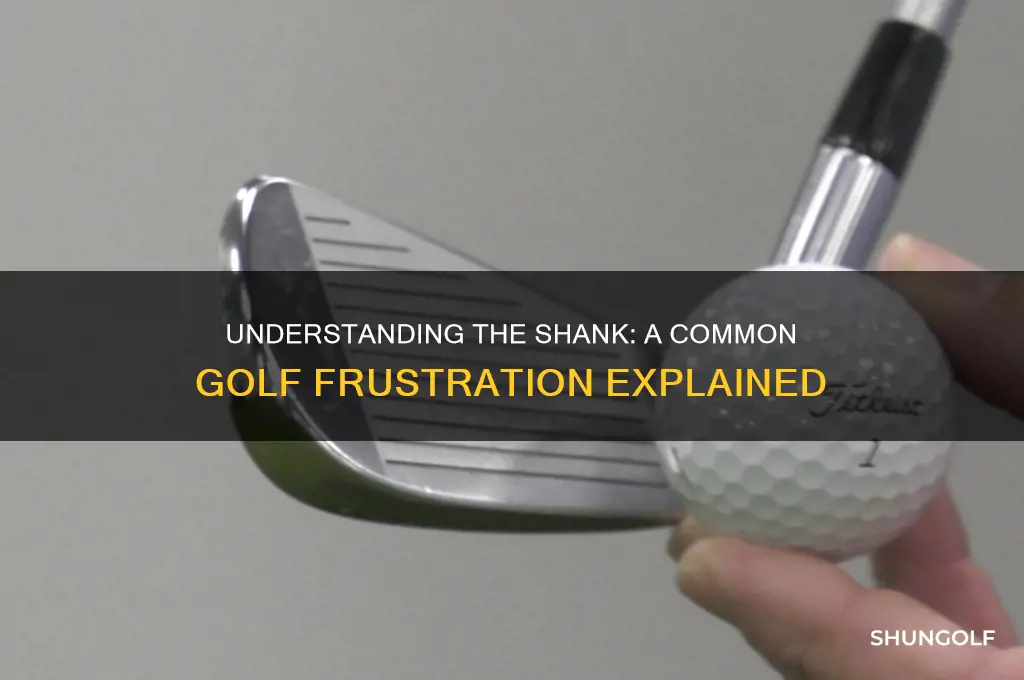 what is a shank in golf terms