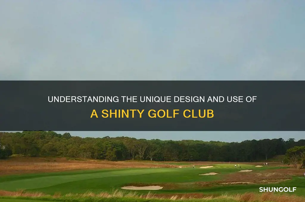 what is a shinty golf club