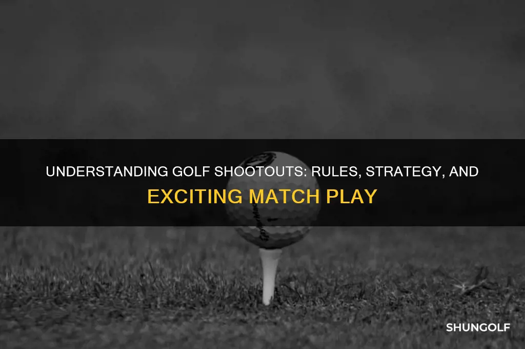 what is a shoot out in golf