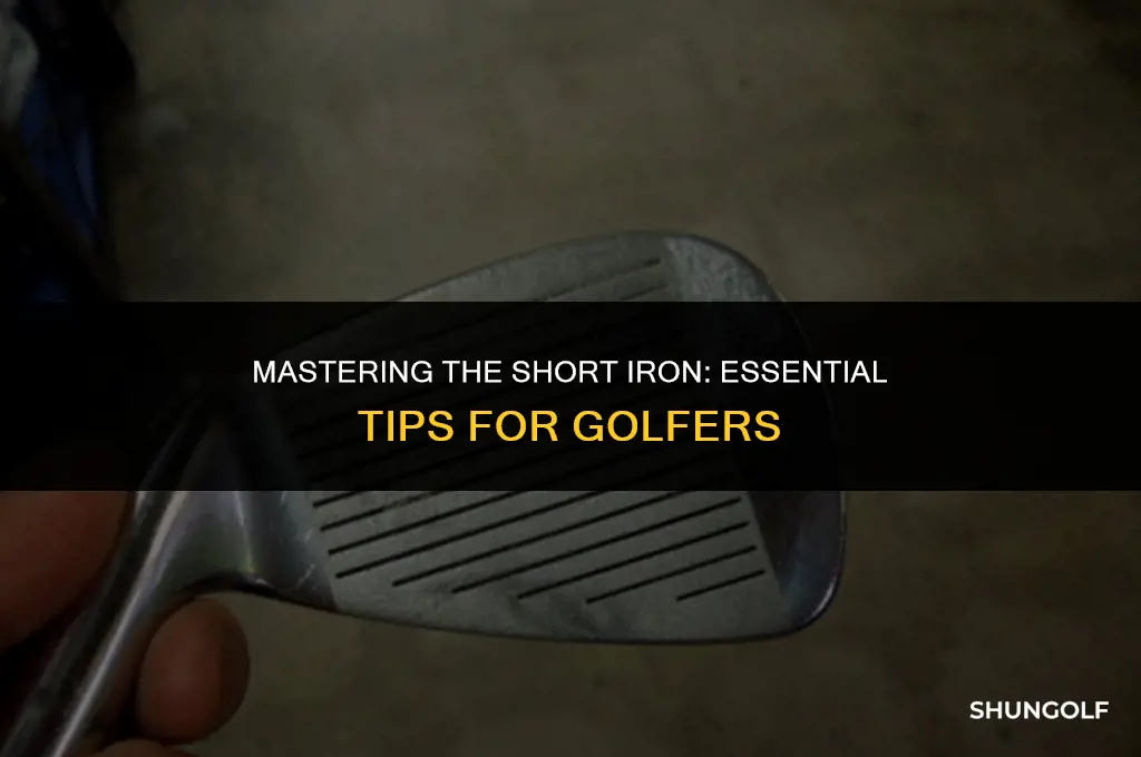 what is a short iron used for in golf