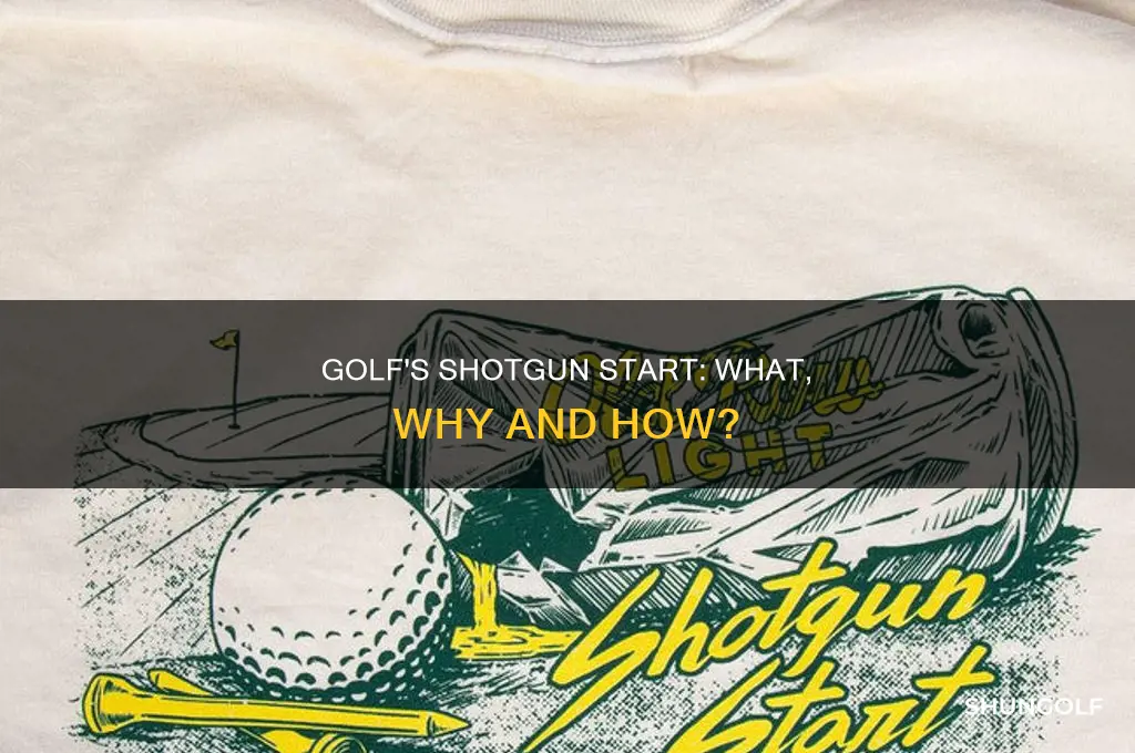 what is a shotgun golf