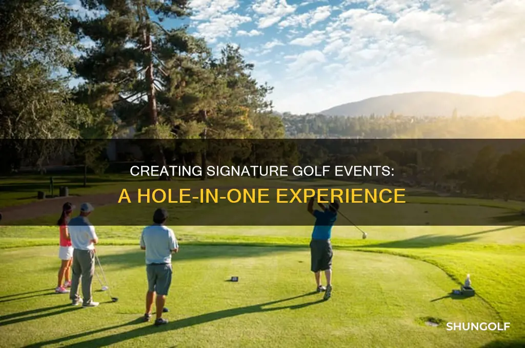 what is a signature golf event