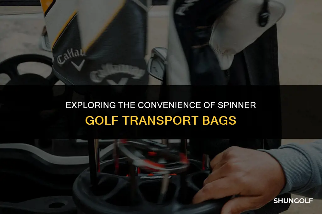 what is a spinner golf transport bag