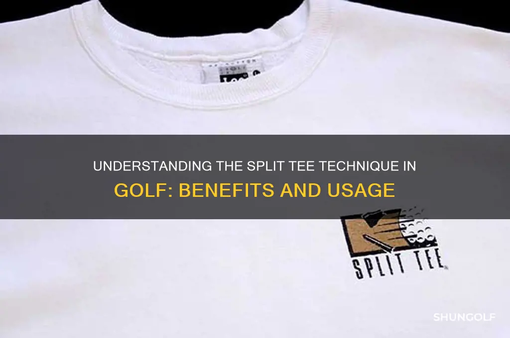 what is a split tee in golf
