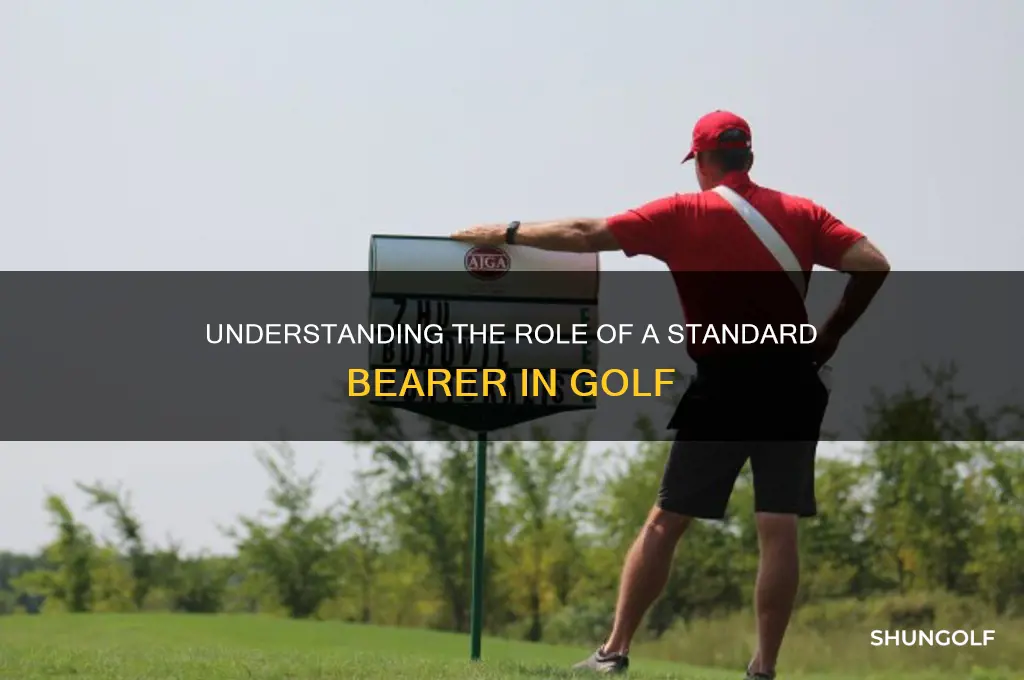 what is a standard bearer in golf