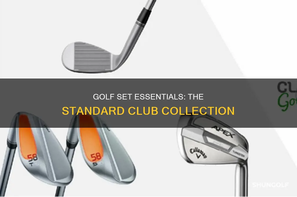 what is a standard golf set