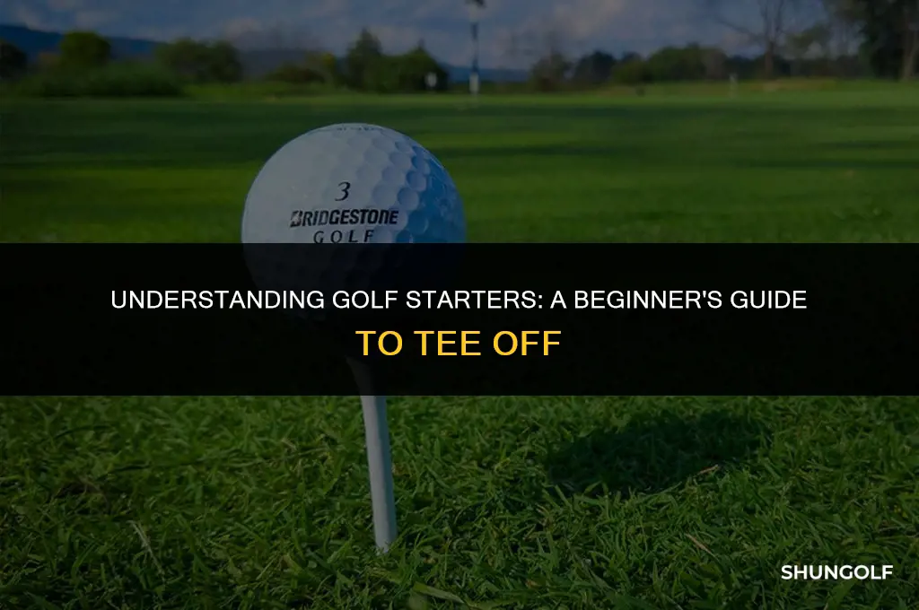 what is a starter in golf