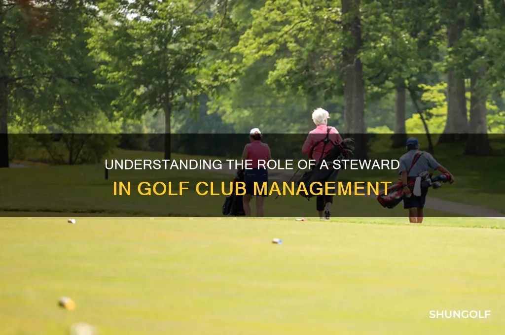 what is a steward in golf club