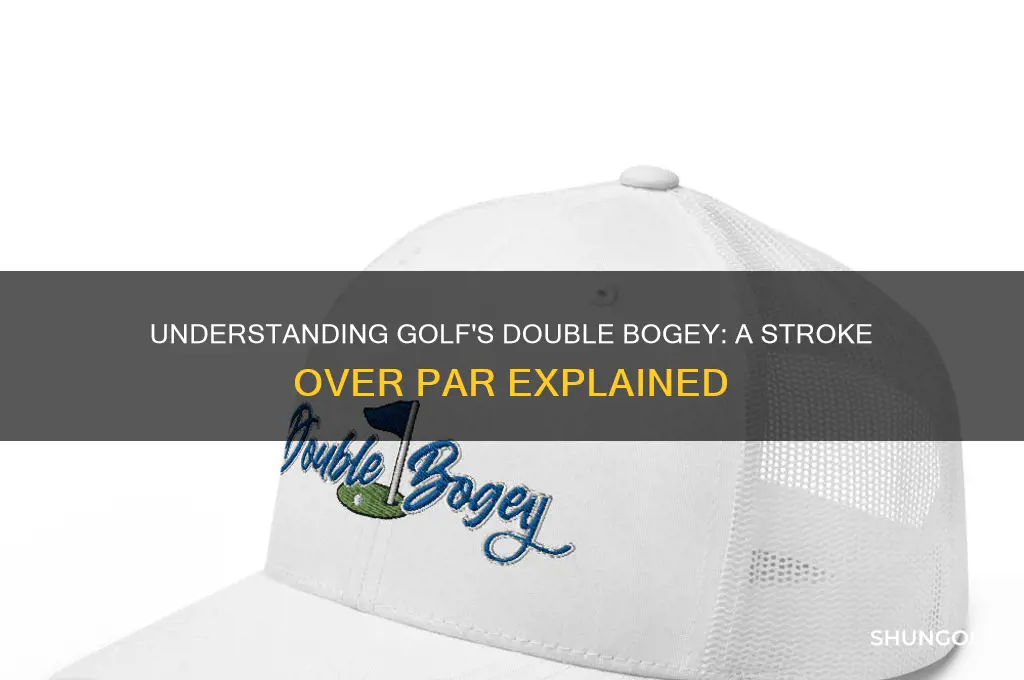 what is a stroke called over par in golf