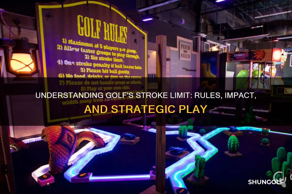 what is a stroke limit in golf