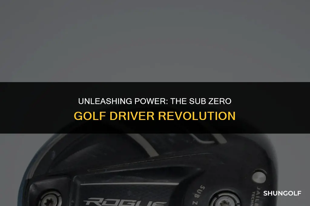 what is a sub zero golf driver