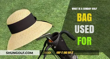 Exploring the Versatility of a Sunday Golf Bag