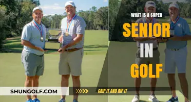 Understanding the Super Senior Golf Category: Age, Rules, and Competitions