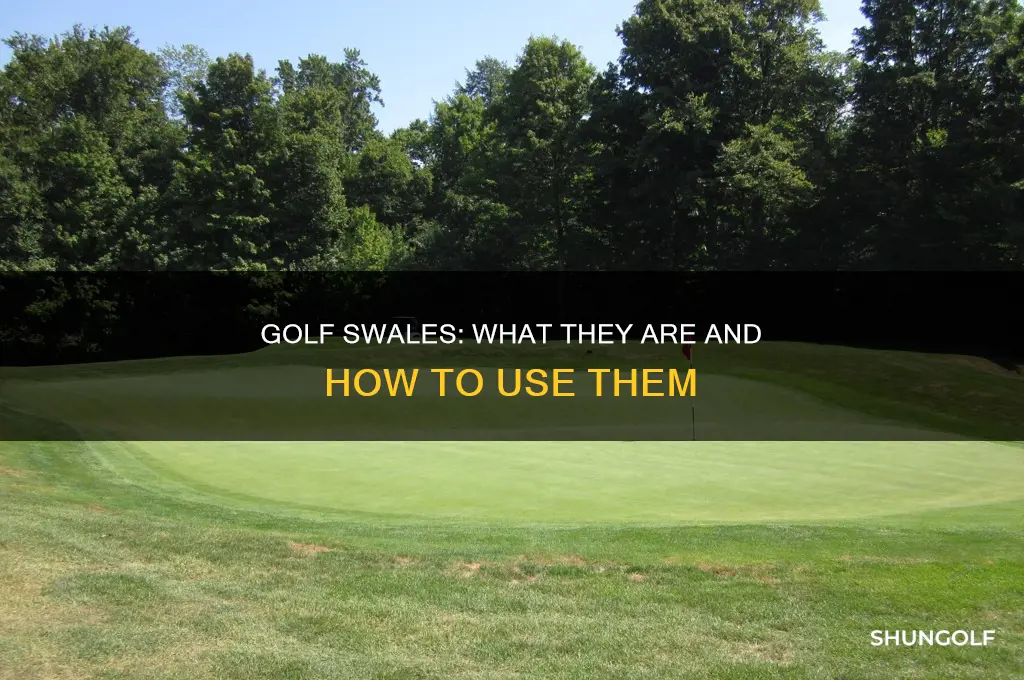 what is a swale in golf