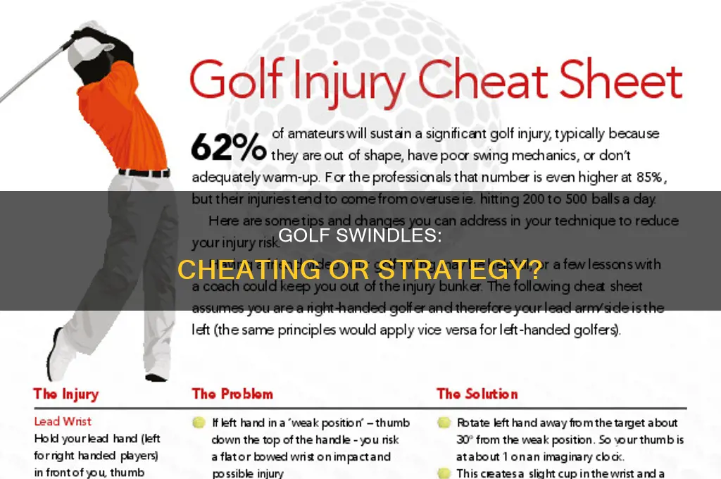 what is a swindle in golf