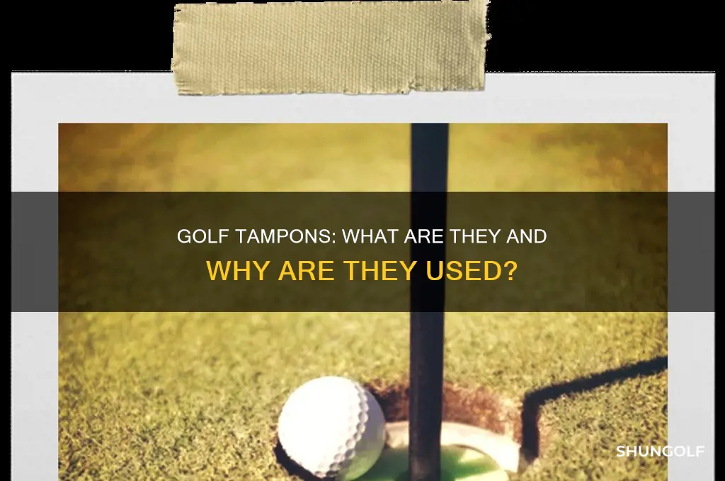 what is a tampon in golf