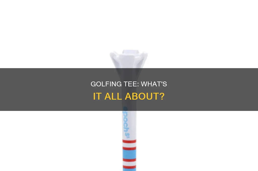 what is a tee golf