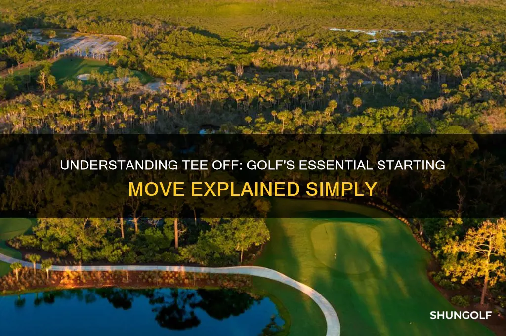 what is a tee off in golf