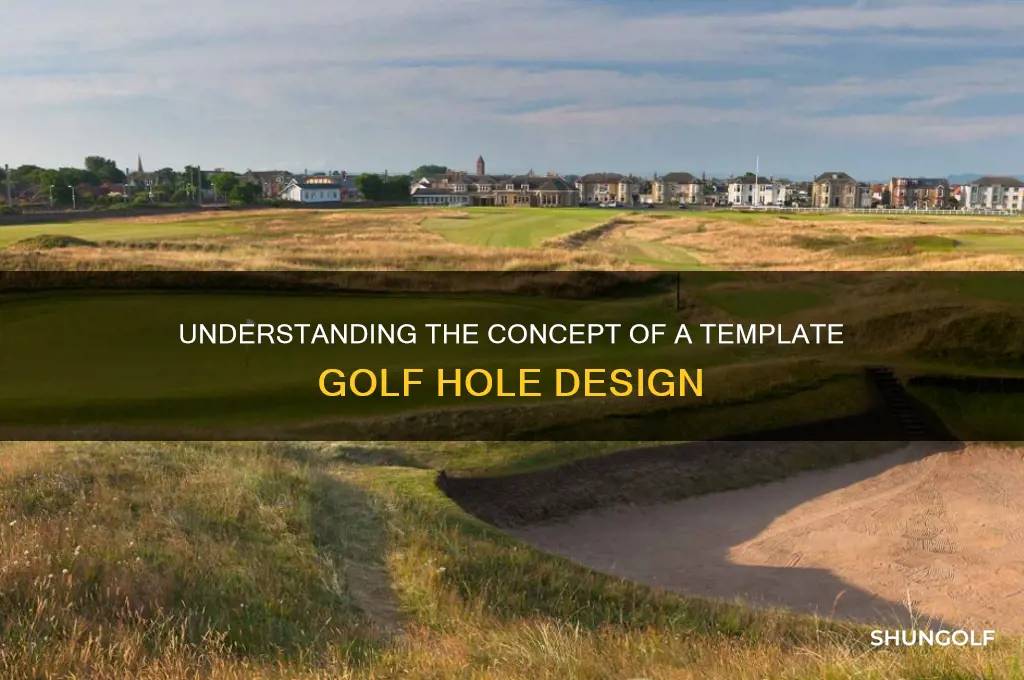 what is a template golf hole