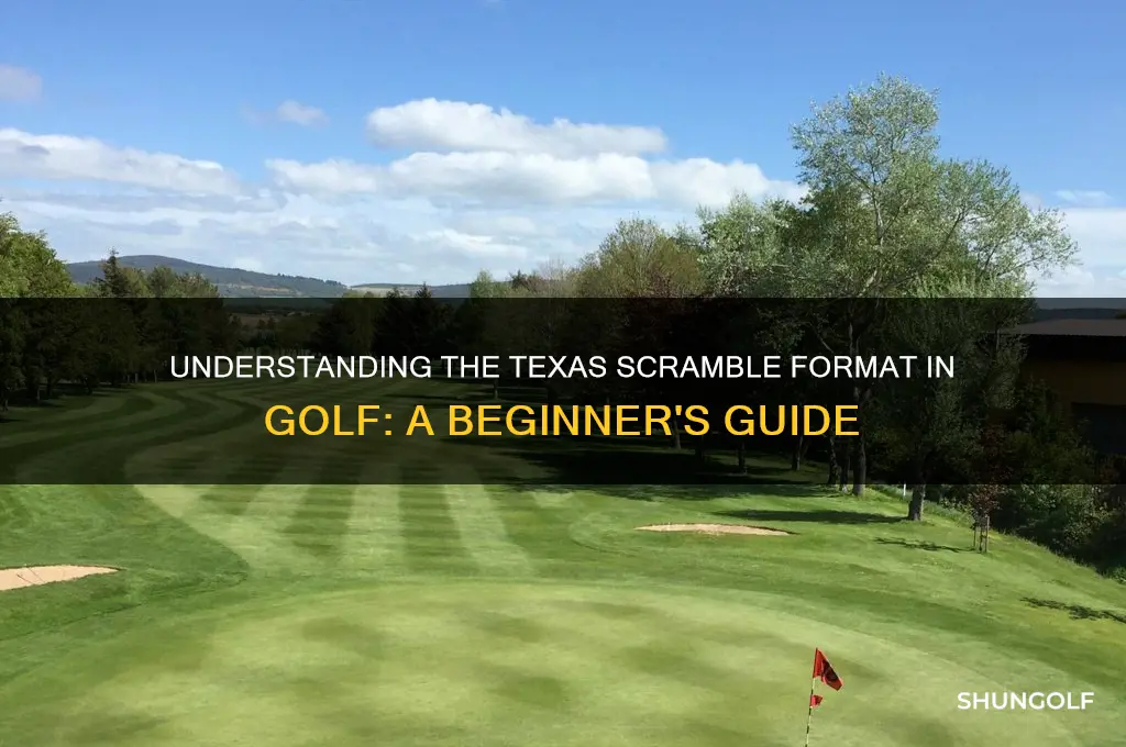 what is a texas scramble format in golf