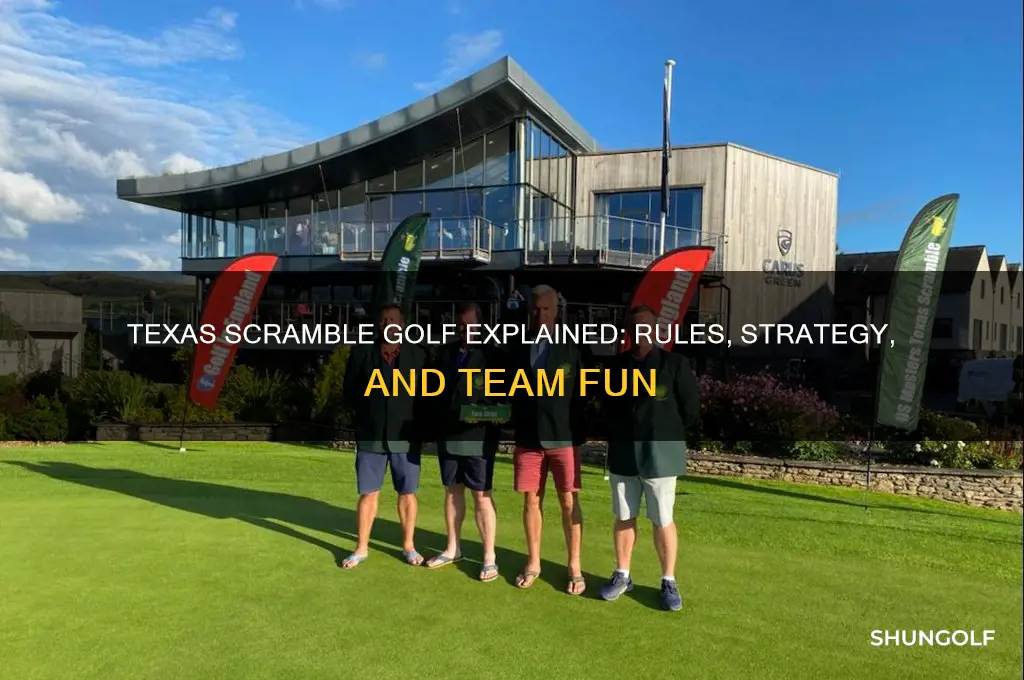 what is a texas scramble golf game