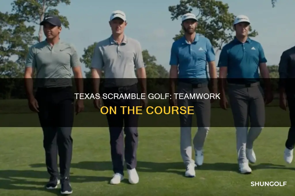 what is a texas scramble golf