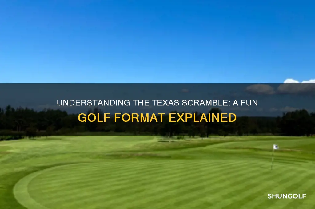 what is a texas scramble in golf