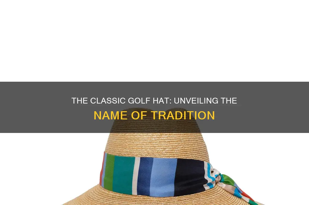 what is a traditional golf hat called