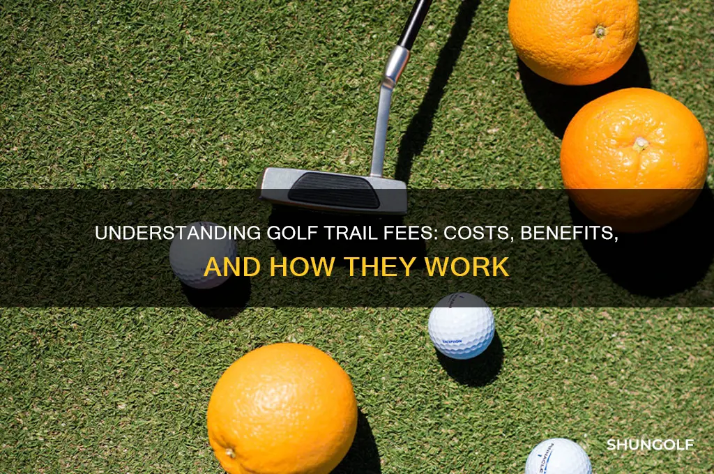 what is a trail fee in golf