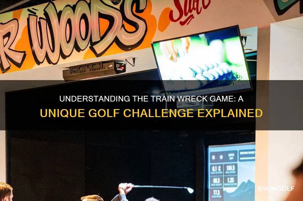 what is a train wreck game in golf