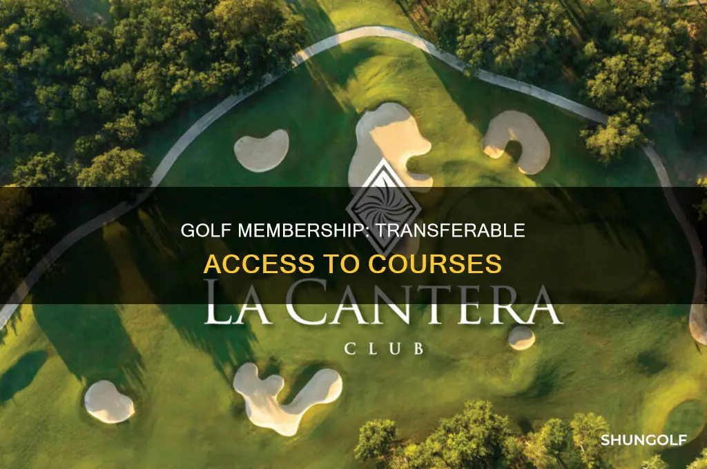 what is a transferable golf membership