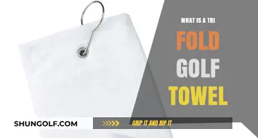 What is a Tri-Fold Golf Towel? A Golfer's Essential Accessory