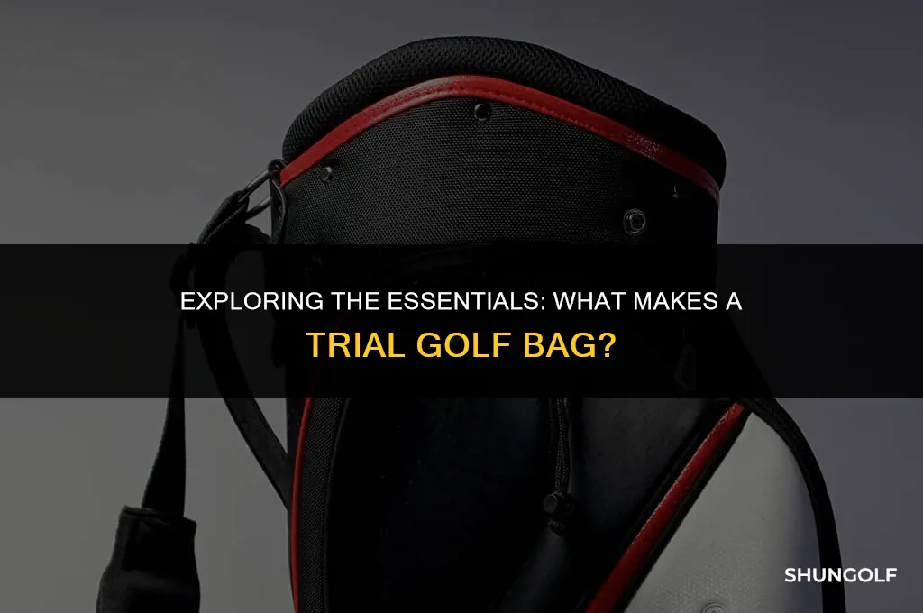 what is a trial golf bag